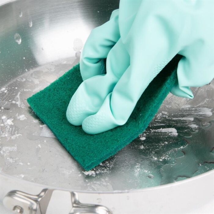 Jantex Kleine Schuursponsjes - Groen (Verpakking Van 10)