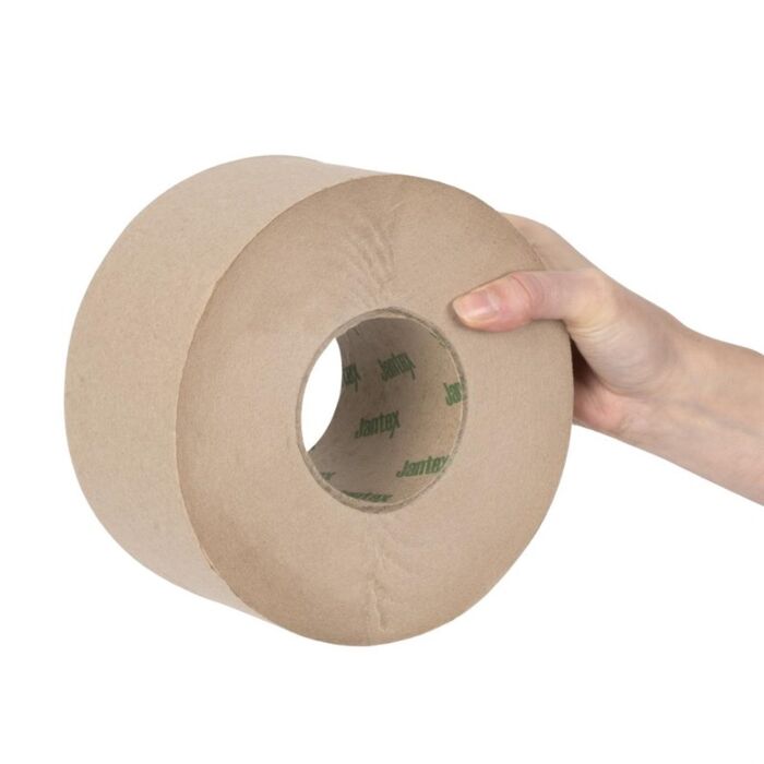 Jantex Groen 100% Gerecycled Mini Jumbo Rol Navulling 2-laags - 150m (Pak 12)