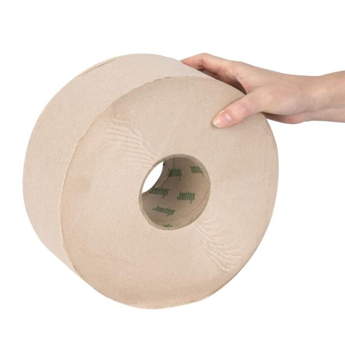 Jantex Green 100% Gerecycled Jumbo Rol Navulling 2-laags 300m (Pak 6)