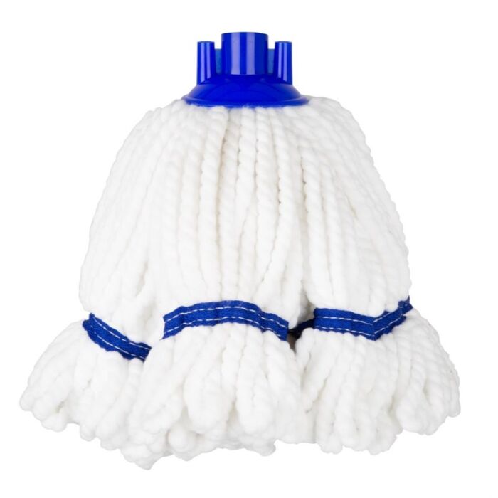 Jantex Microvezel Mop Hoofd Blauwe Streep 150g