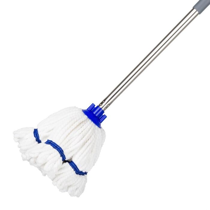 Jantex Microvezel Mop Hoofd Blauwe Streep 150g
