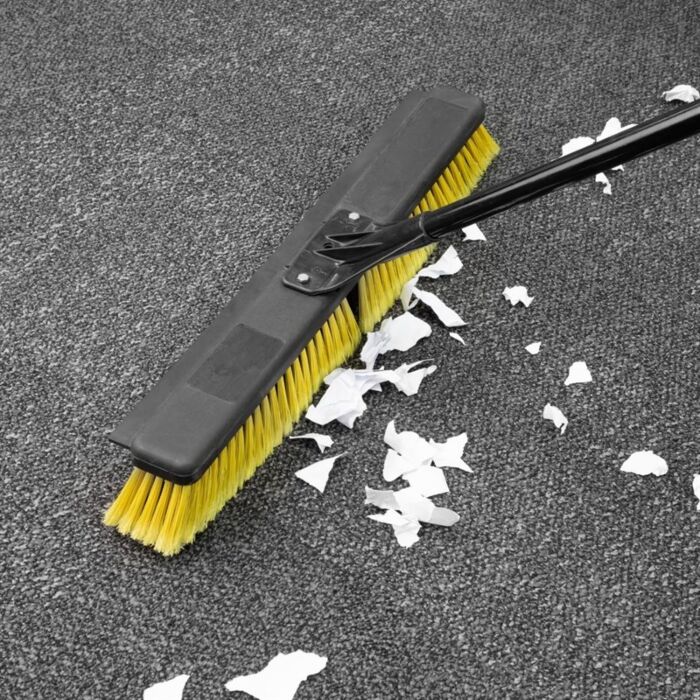 Jantex Zware Bezem & Steel Set Met Trekker 24