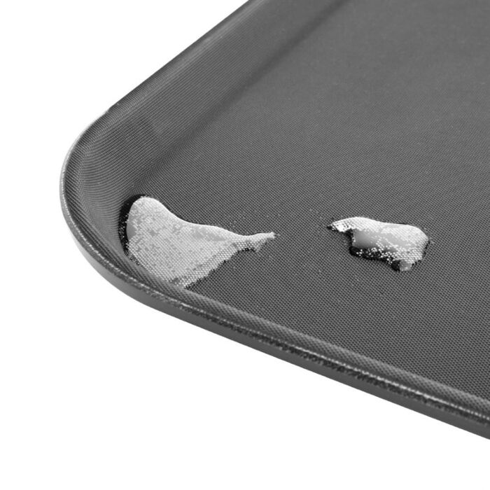 Olympia Kristallon Rechthoekige Dienblad Zwart Antislip Glasvezel 405x560mm