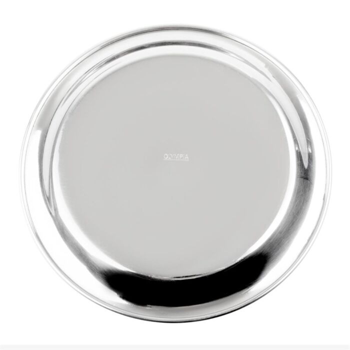 Olympia Ronde Roestvrijstalen Fooischaal 150mm