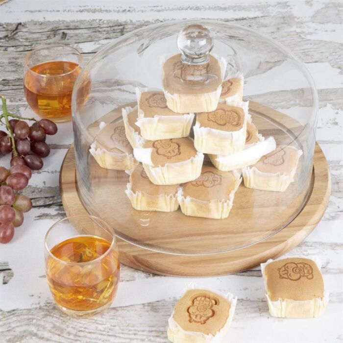 Olympia Rond Acacia Houten Bord Voor 280mm Koepel