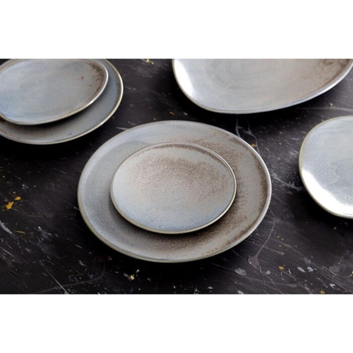 Olympia Ember Blauwe Driehoekige Borden 308 mm (Pak Van 4)