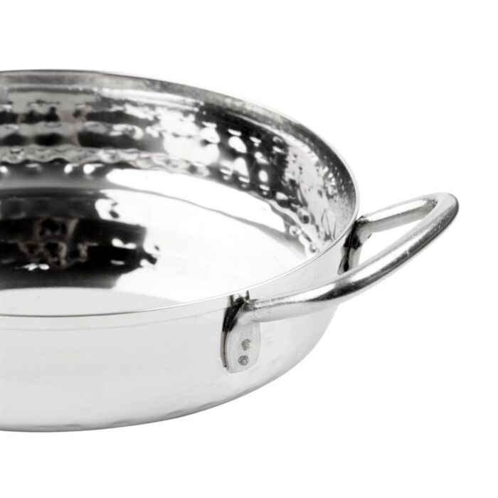 Olympia Tafel Presentatie Schaal Met Handvat Roestvrij Staal Gehamerd 150mm