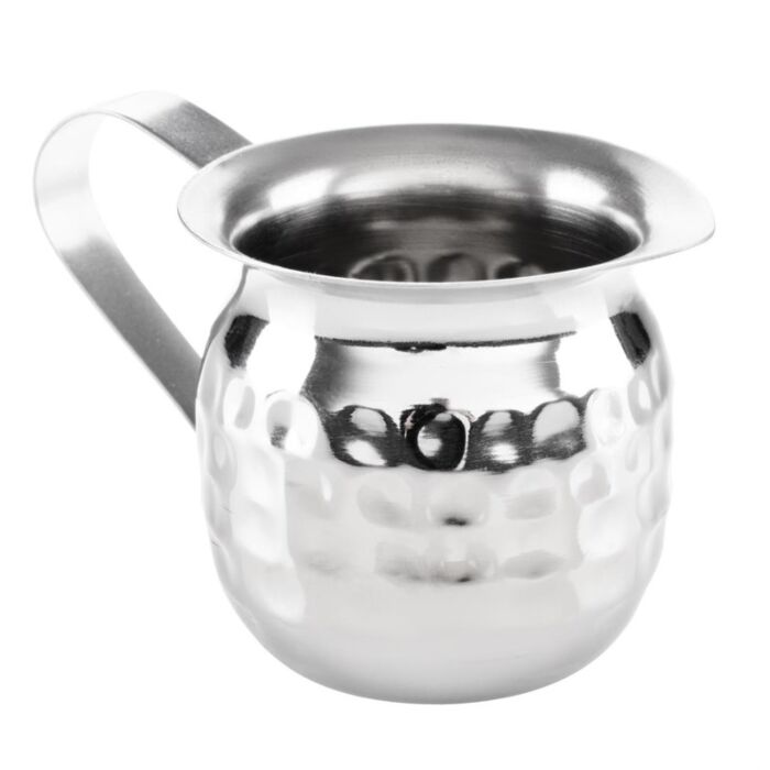 Olympia Mini Gehamerd Roestvrijstalen Melkkannetje 78Ml (Pakket Van 6)