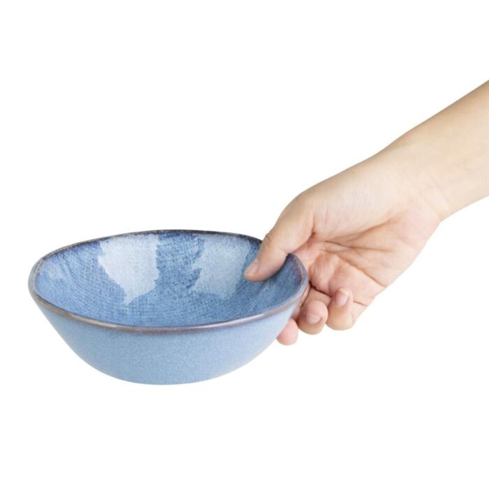 Olympia Denim Blue Coupe Kommen 160 mm (Pak Van 6)