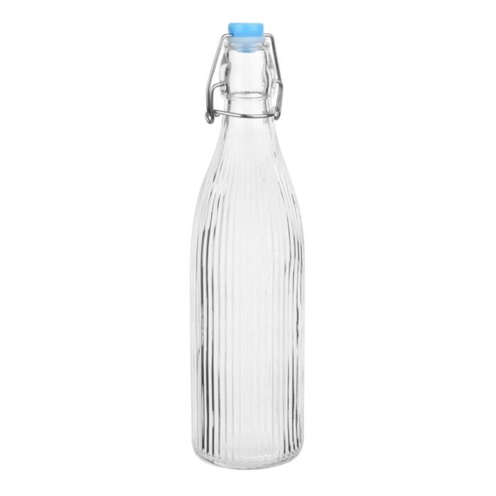Olympia Geribbelde Swing Top Waterflessen 500ml (Pakket Van 6)