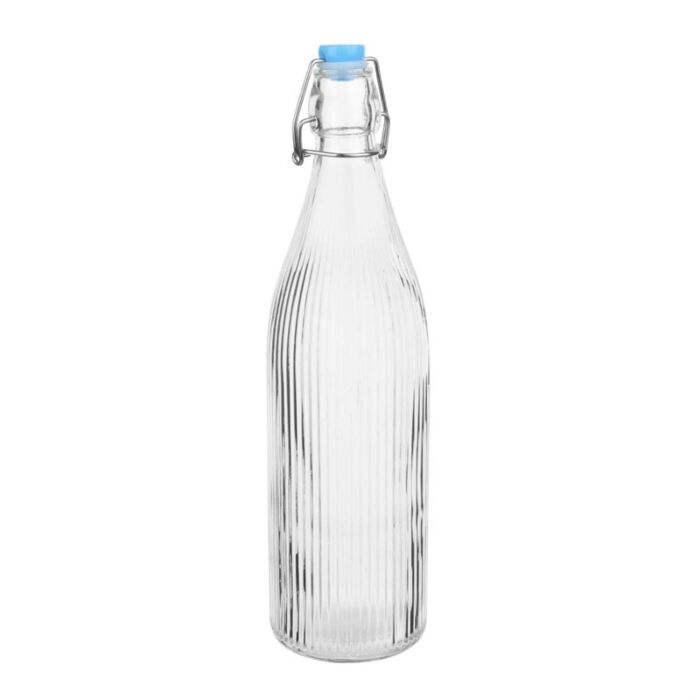 Olympia Geribbelde Schommeltop Waterflessen 1Ltr (Pakket Van 6)