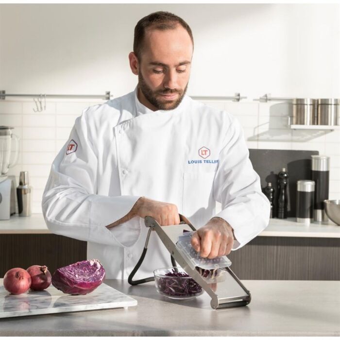 Louis Tellier Bron Compact Pro Roestvrij Staal Japanse Mandoline