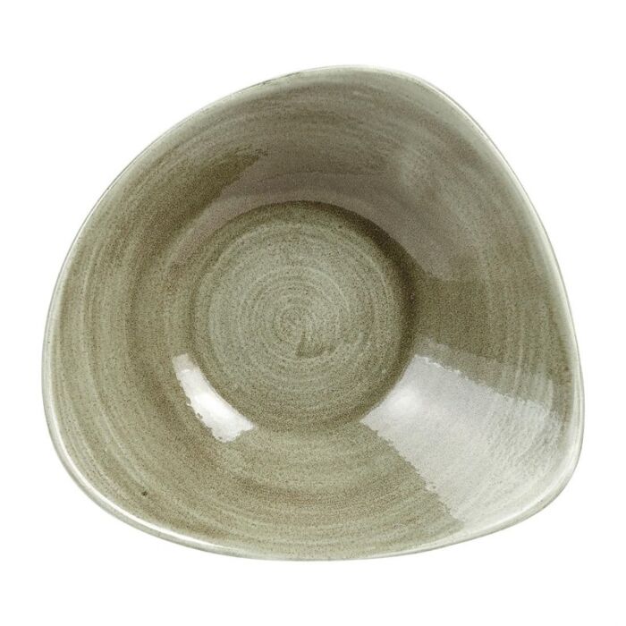 Churchill Stonecast Patina Burnished Green Lotus Kom 23.5cm (pak van 12)