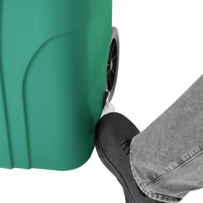 Jantex 120Ltr Container Met Voetpedaal Groen