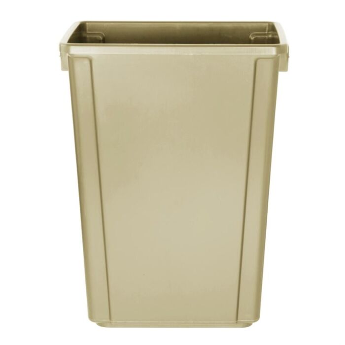 Jantex Smalle Afvalbak Beige 60Ltr