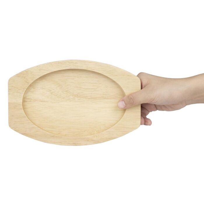 Olympia Hevea Bord Voor Gietijzeren Ovale Orenschotel 230x135mm Voor Fw818