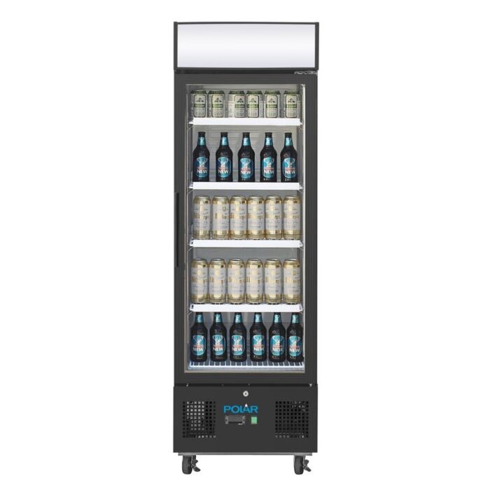 Polar G-Series Rechtopstaande Display Koeling 218Ltr Zwart