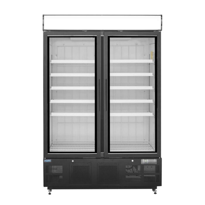 Polar G-Series Staand Display Vriezer 920Ltr Zwart