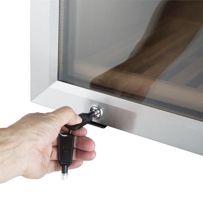 Polar G-Series Dual Zone Wijnkoelkast Roestvrij Staal 109 Flessen