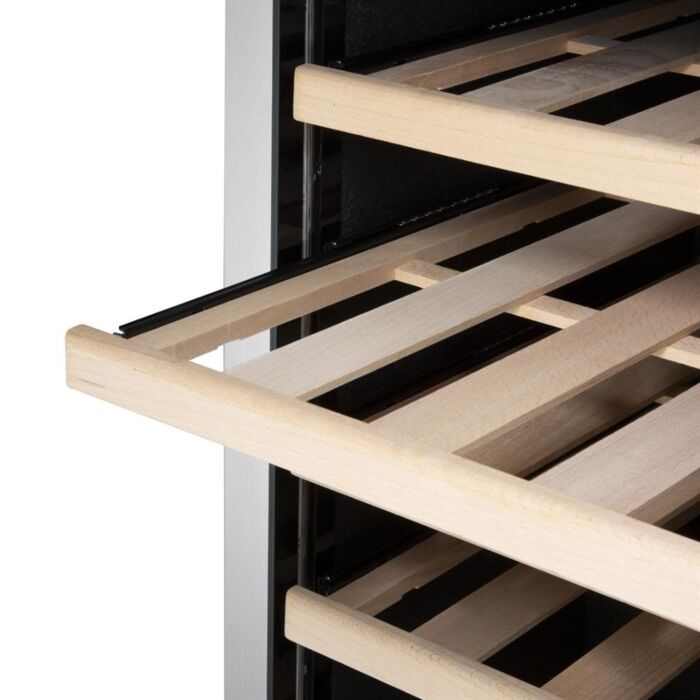 Polar G-Series Dual Zone Wijnkoelkast Roestvrij Staal 109 Flessen