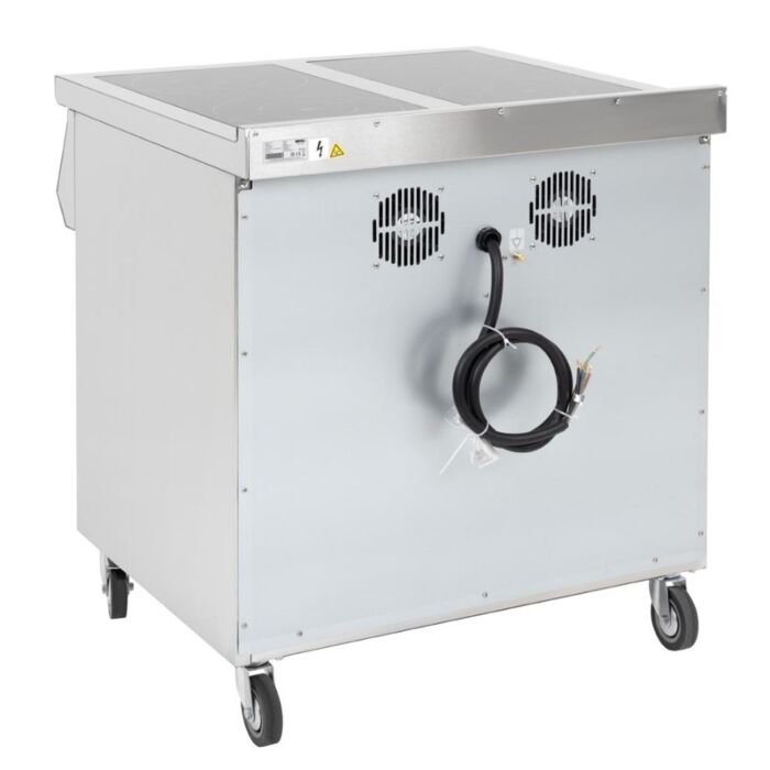 Buffalo vrijstaande inductiekookplaat met 4 kookzones