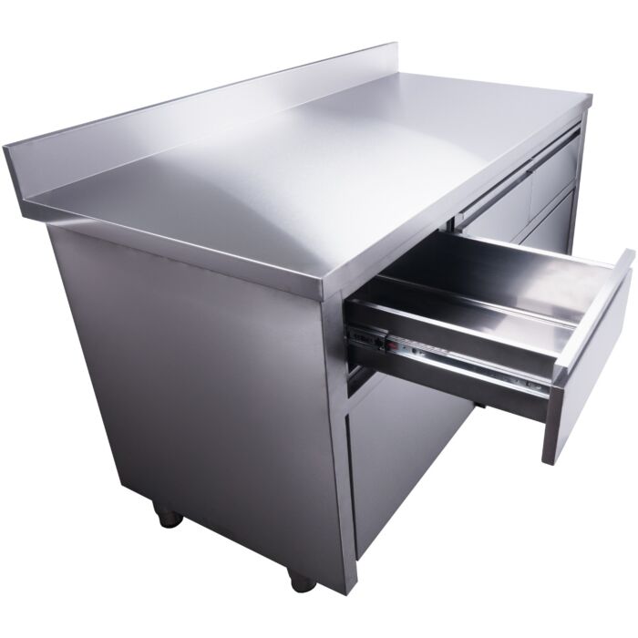 SARO Schuifdeurkast - 3 lades.1400X700mm met Opstaande rand, 700-2310