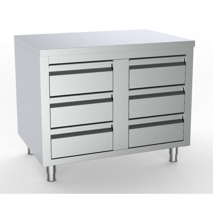 COMBISTEEL 700 WERKTAFEL MET 6 LADEN 1000, 7333.0284