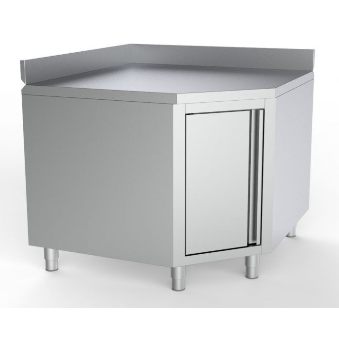 COMBISTEEL WERKTAFEL HOEK MET DEUR EN RAND 1000/1000 VOOR 600MM TAFELS, 7333.0290