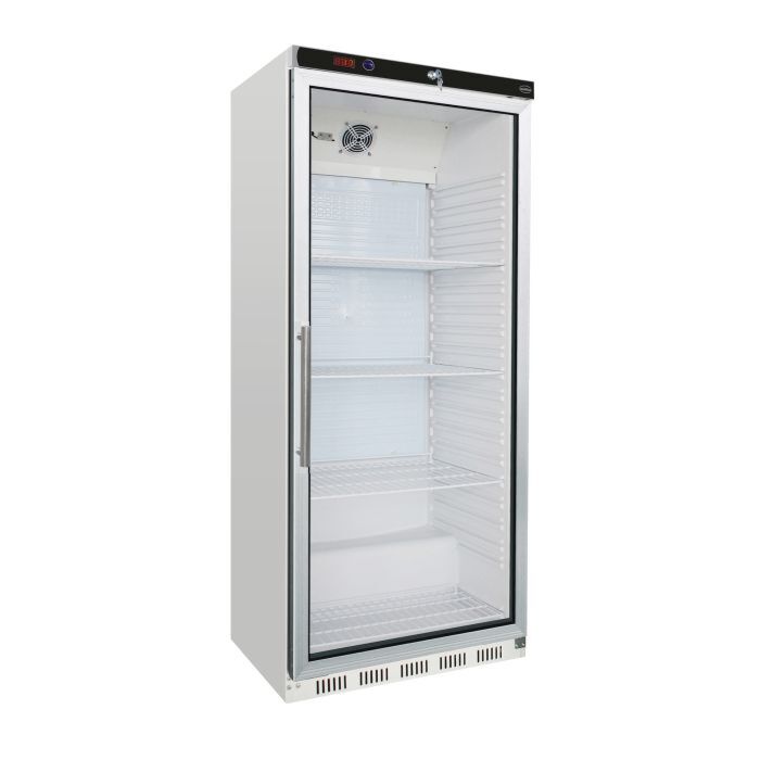 Koelkast Combisteel, glazen deur, 570L, 77(b)x190(h)x70(d), 230V/185W