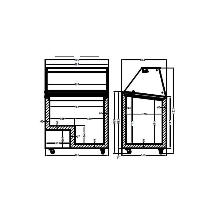 SCHEPIJSVITRINE CORSICA 6X5 LTR