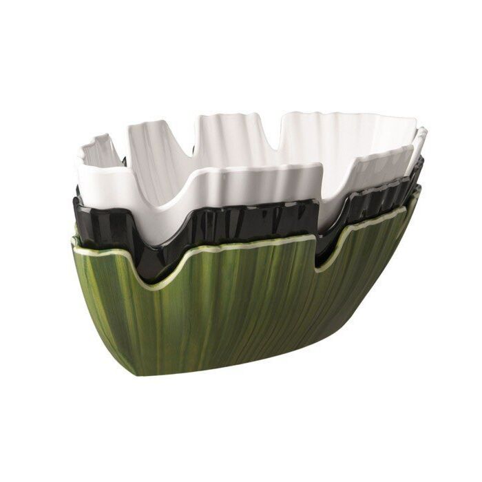 APS Palmbladschaal Bowl, 'Naturel Collectie',40x18,5cm, 3 kleuren