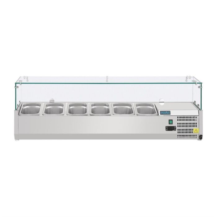 Polar G-serie koelvitrine 6x GN 1/4