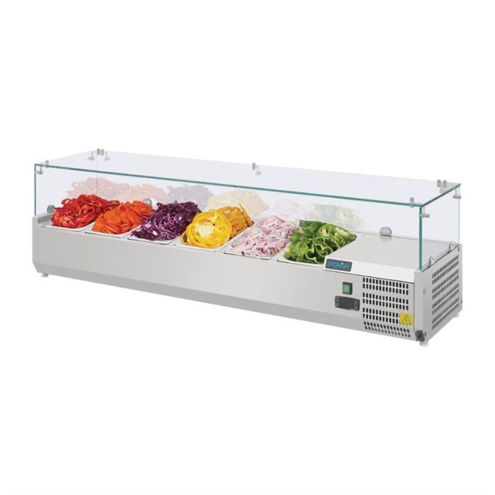 Polar G-serie koelvitrine 6x GN 1/4