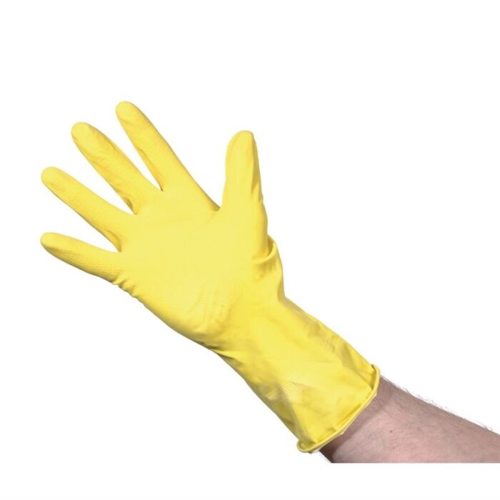 Latex handschoenen geel Jantex
