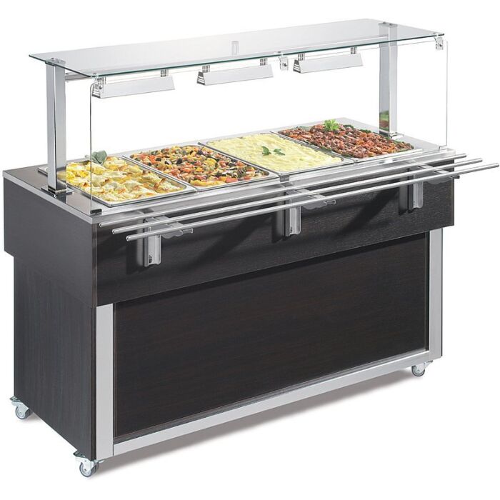 Buffet eiland Nordcap, Bain marie, 149(B) X 129(H) X 65(D), 230V/2x 1000W