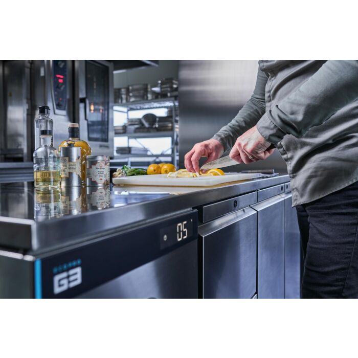 Foster G3 werkbank met laden, Koelkast +1/+4°C, rvs 304 uitwendig & alu inwendig, EP1/4H, 43-334