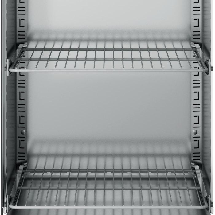 Foster G3 upright enkeldeurs, Vrieskast -18/-21°C, rvs uitwendig, rvs 304 deur, alu inwendig, EP700L, 41-106