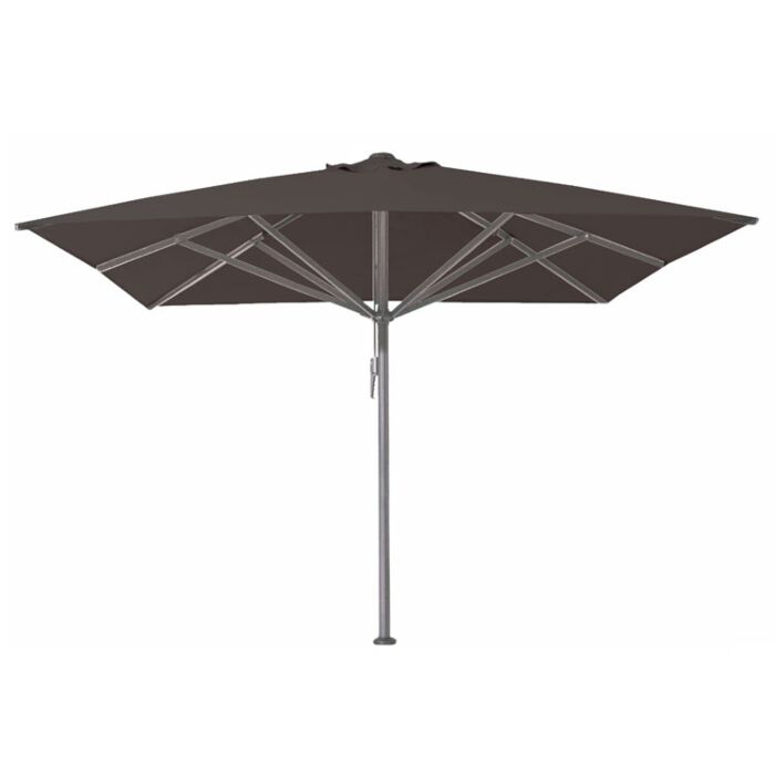 Horeca parasol 3x3 meter Bali grijs zonder volant