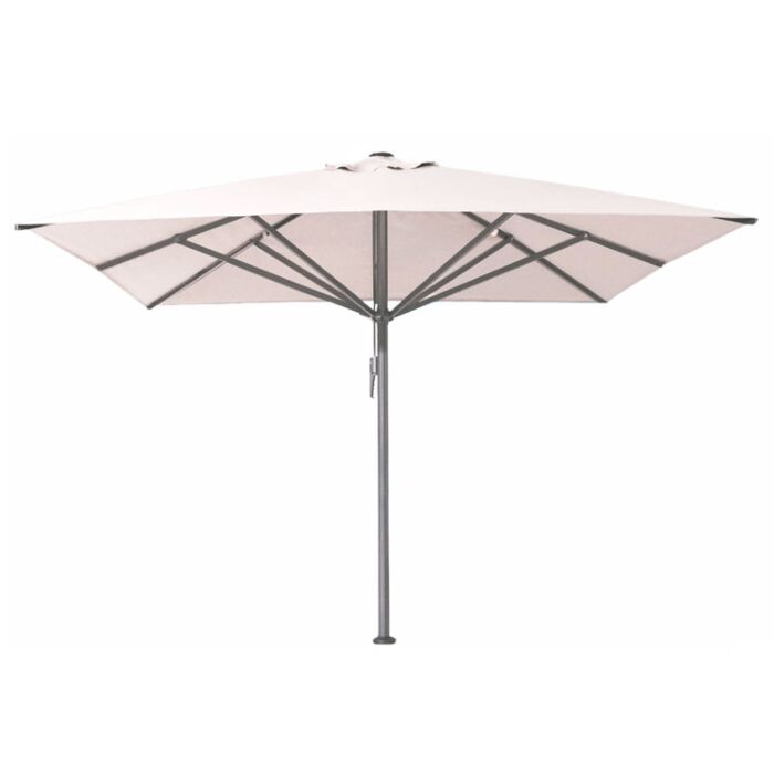 Horeca parasol 3x3 meter Bali wit zonder volant