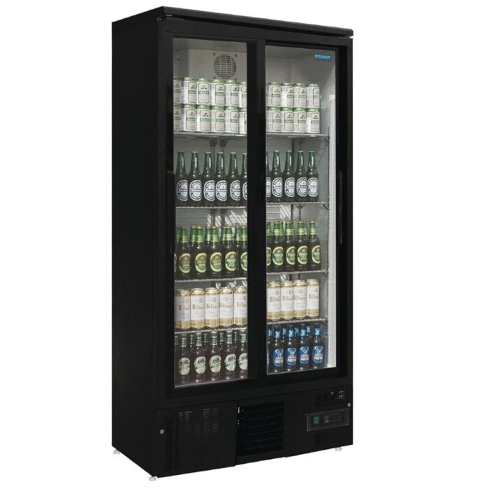 Barkoelkast Polar, Schuifdeuren, 490L, 92(b)x188(h)x52(d), 230V