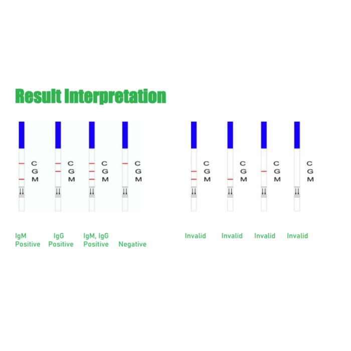 Sneltest Kit SARS-CoV-2 IgM/IgG Antilichaam, 50 stuks