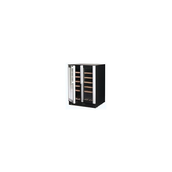 Wijnklimaatkast Nordcap 38 flessen, 2 zones, 60(B) X 82(H) X57(D), 230V/110W