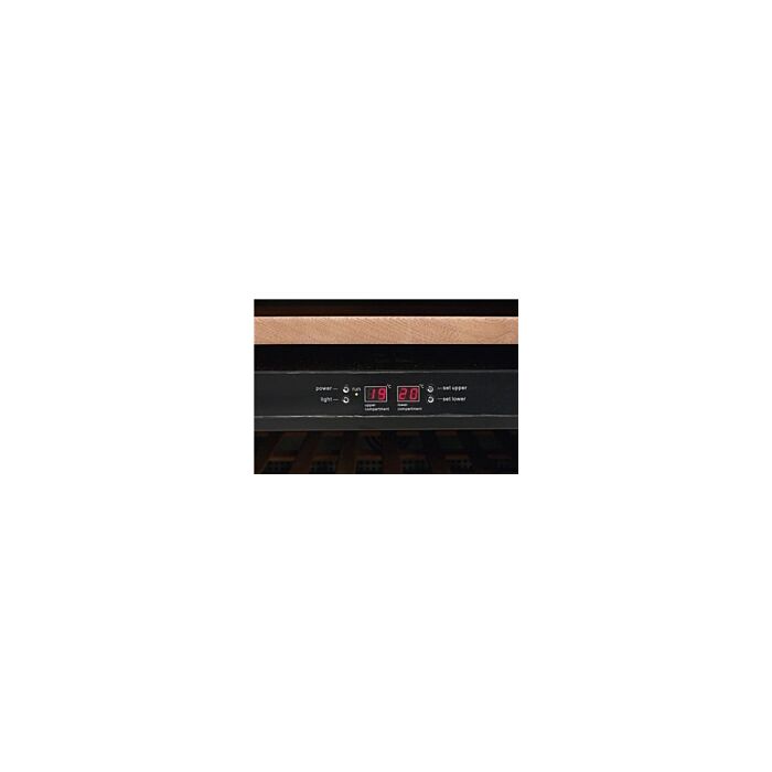 Wijnklimaatkast Nordcap 38 flessen, 2 zones, 60(B) X 82(H) X57(D), 230V/110W