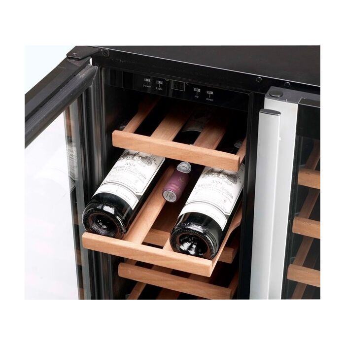 Wijnklimaatkast Nordcap 38 flessen, 2 zones, 60(B) X 82(H) X57(D), 230V/110W