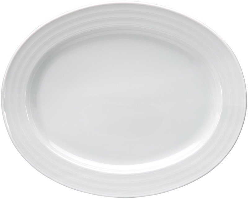 Intenzzo White Ovale Schaal 30X24 Cm Box 1 intenzzo kopen in de aanbieding